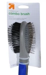 Up & Pet (dog) Dual Purpose Combo Pin Bristle Brush Large Gray W/blue. Fixed Price $9.95.
