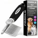 Poodle Dematting Fur Rake Comb Brush For Dogs And Cats - Long 2.5" Steel Safe.... Fixed Price $26.48.