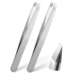 Qfgasre 2pcs Tweezers For Eyebrows Women Facial Hair Eyebrow Tweezers.... Fixed Price $7.16.