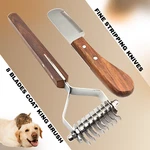 Coat King Brush & Carding Knife Professional Pet Grooming Tools - Set Of 2. Fixed Price $24.99.