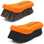 Yeewayveh 2pcs Leather Cleaning Brush, Horse Hair Brush For Car Seat,.... Fixed Price $27.62.