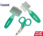 Coastal Pet Li'l Pals Puppy Dog Grooming Kit Brush Double Side Comb Nail Trimmer. Fixed Price $17.95.