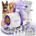 Oneisall Dog Grooming Vacuum Kit, 15000pa Shedding Brush & Tools, 3-in-1. Fixed Price $124.98.