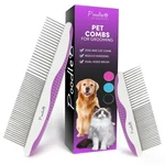 Poodle Pet Dog Combs For Grooming 2 Pack Stainless Steel Teeth Easily Rem.... Fixed Price $16.76.