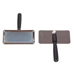 1 All Systems Slicker Brush For Dogs And Cats Black Silver Anti Static Pins. Fixed Price $22.99.