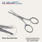 Dog Grooming Scissors Safety Round Head Pet Hair Cutting Dogs Shears. Fixed Price $9.99.
