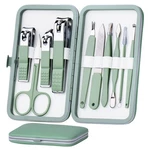 Hantekas Manicure Set 10 In 1 Stainless Steel, Nail Clippers Scissors Pedicure T. Fixed Price $16.23.