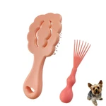 Maeelou Cloud-shaped Soft Bristle Puppy Brush For Small Dogs - Yorkie, Pink. Fixed Price $15.44.