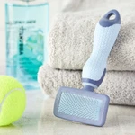 Vibrant Life Plastic Dog Slicker Grooming Brush With A Tpr Grip. Fixed Price $9.46.
