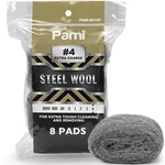 Extra Coarse #4 Stainless Steel Fiber Sponge Scrubbers Pack Of 8 Wool P.... Fixed Price $12.81.