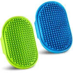 Dog Grooming Brush, Pet Shampoo Bath Brush Shedding Soothing. Fixed Price $10.99.