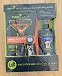 Furminator Medium Dog Long Hair Ultimate Deshedding Bundle Tool Spray New. Fixed Price $39.99.