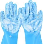 Pecute Pet Grooming Gloves - Heat Resistant Silicone High-density Teeth. Fixed Price $11.88.