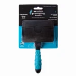 Pet Edge Mgt Self-cleaning Slicker Brush For Dog Grooming Blue, Large. Fixed Price $17.99.