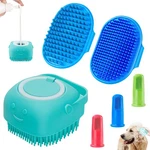 Comotech 6pcs Dog Bath Brush & Toothbrush Adjustable Blue. Fixed Price $13.35.