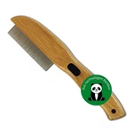Alcott Bamboo Groom Comb With 77 Rotating Pins For Dogs. Fixed Price $14.29.