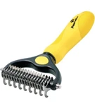 Pawradise Deshedding Dog Brush - Double-sided Pet Hair Remover For Cats & Dogs. Fixed Price $9.99.