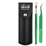 Premium Tick Remover Kit Stainless Steel Removal Tool & Tweezers With Lea. Fixed Price $18.89.