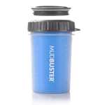 Lidded Mudbuster Dog Paw Cleaner, Medium, Pro Blue - Portable Pet Washer. Fixed Price $33.74.