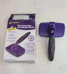 Open Box - Hertzko Self Cleaning Slicker Brush Purple. Fixed Price $7.00.
