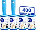 400 Sheet Lint Roller 4 Pack Travel Pet Hair Remover W Handles. Fixed Price $10.95.