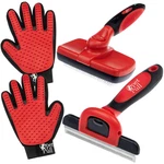 Complete Professional Pet Grooming Kit Self Cleaning Slicker Brush For Red. Fixed Price $49.27.