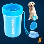 Comotech Dog Paw Cleaner With Bath Brush & Absorbent Towels - Large Blue. Fixed Price $16.49.