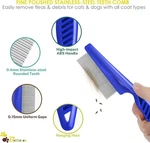 4 Vibrant Life Premium Cat Flea Comb For Short To Medium Hair Coats Pet Dog Care. Fixed Price $10.00.