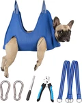 10-in-1 Pet Grooming Hammock With Nail Clippers And Trimmer Tools. Fixed Price $36.99.