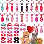 Weewooday 40 Pcs Valentine S Day Dog Bow Ties Collars Medium, Adorable Style. Fixed Price $23.58.