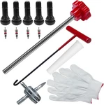 Tire Valve Stem Core Quickly Replacement Tool Kit Quick Change Remover Red. Fixed Price $20.95.