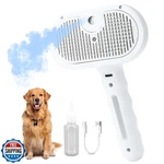 Wisafoi Steam Dog Brush For Shedding And Grooming - Self-cleaning Deshedding. Fixed Price $34.99.