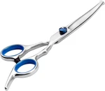 Curved Dog Grooming Scissors,pet Hair Scissors With Safety Round Tips, Heavy. Fixed Price $10.10.