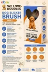 We Love Doodles Slicker Brush Small For Doodle Dogs, Removes Tangles. Fixed Price $9.99.