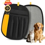 Jimtoiny Upgraded Pet Hair Removal Glove, Five-finger Electrostatic Black. Fixed Price $13.98.