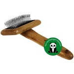Paw-pet Adventures Bamboo Slicker Brush With Stainless Steel Pins. Fixed Price $16.99.