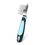 Flexzion Dogs Dematting Comb, Stainless Steel Blades Rakes, For 7 Inch, Blue. Fixed Price $16.99.
