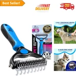 Professional Dual-head Cat And Dog Brush For Effortless Shedding & Grooming. Fixed Price $16.73.