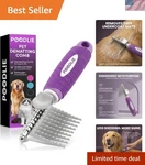 Poodle Dematting Fur Rake Comb Brush For Dogs And Cats - Long 2.5" Steel Safe.... Fixed Price $28.79.