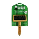 Paw-pet Adventures Worldwide Bamboo Groom Soft Slicker Brush. Fixed Price $19.99.