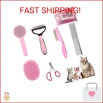 Posapet Cat Grooming Brush Kit 6 Tools - Deshedding & Dematting For Long/short H. Fixed Price $24.93.