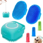 Comotech 6pcs Dog Bath Brush & Toothbrush Adjustable Handle Shampoo. Fixed Price $16.59.