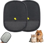 Qiyuda 2 Pcs Pets Static Removal Gloves, Reusable Cat Dog Electrostatic Glove. Fixed Price $11.99.