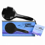 Curry On A Stik' - Dog Brush For Shedding, Grooming, Bathing, & Therapeutic New. Fixed Price $9.99.