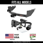 For 14-18 Chevy Silverado 1500 Trailer Hitch + 7 Pin Wiring Fits All Models Curt. Fixed Price $331.99.