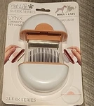 Pet Life 'lynx' 2-in-1 Travel Connecting Grooming Comb And Deshedder - C2. Fixed Price $17.95.