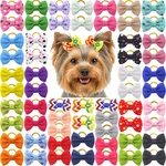 Puppy Hair Bows Small Dog Mini Rubber Bands Doggie Bowknot Pet Grooming Acces.... Fixed Price $10.95.
