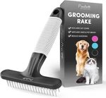 Poodle Pet Dog Grooming Rake Dematting Tool With Stainless Steel Shedding Comb. Fixed Price $26.08.