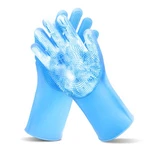 Maiiu Pet Grooming Gloves Heat Resistant Dog Washing One Size, Blue. Fixed Price $10.52.