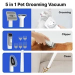 Neakasa P1 Pro 5-in-1 Pet Grooming Vacuum Kit, Clipper, Brush, Combs. Fixed Price $70.00.